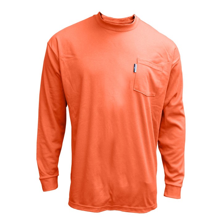 FR Treated Cotton Interlock Long Sleeve Shirt (#610-FRC-LS) - ARC Flash ...