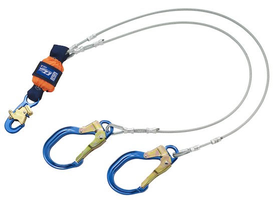  EZ-Stop™ Leading Edge 100% Tie-Off Cable Shock Absorbing Lanyard (#1246178)