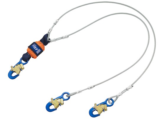  EZ-Stop™ Leading Edge 100% Tie-Off Cable Shock Absorbing Lanyard (#1246068)