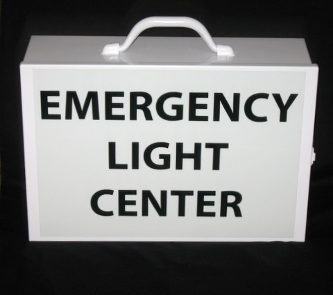 Emergency Light Center, filled (#ELCF)