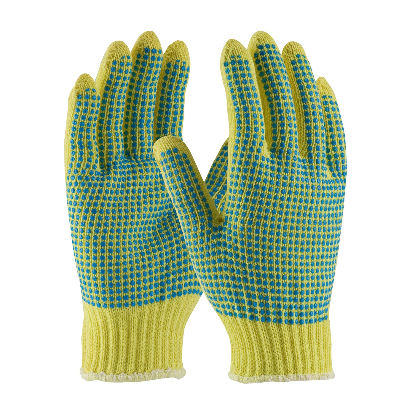 Kut Gard® Seamless Knit Kevlar® Glove with Double-Sided PVC Dot Grip - Medium Weight  (#08-K312)