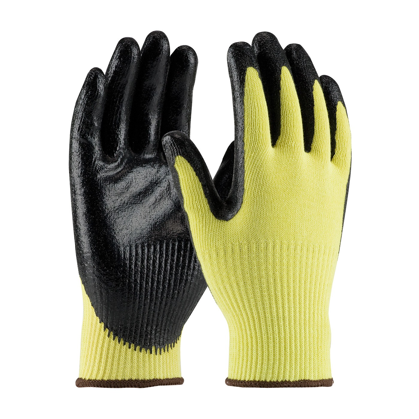 G-Tek® KEV™ Seamless Knit Kevlar® Glove with Nitrile Coated Smooth Grip on Palm & Fingers - Medium Weight  (#09-K1400)