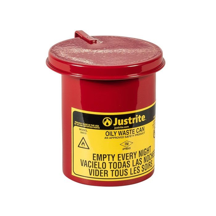Justrite Mini Benchtop Oily Waste Can (#09410)