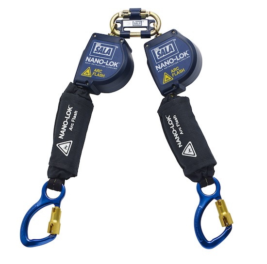  Nano-Lok™ Arc Flash Twin-Leg Quick Connect Self Retracting Lifeline - Web (#3101538)