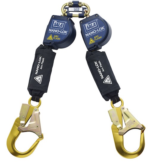  Nano-Lok™ Arc Flash Twin-Leg Quick Connect Self Retracting Lifeline - Web (#3101539)