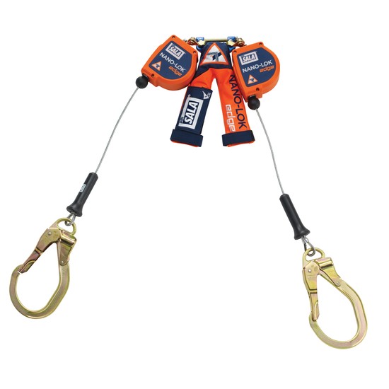 Nano-Lok™ edge Twin-Leg Quick Connect Self Retracting Lifeline - Cable (#3500227)