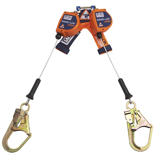 Nano-Lok™ edge Twin-Leg Quick Connect Self Retracting Lifeline - Cable (#3500246)