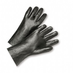 West Chester® PVC Dipped Glove with Interlock Liner and Semi-Rough Finish - 14"  (#1047R)