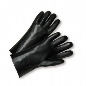 West Chester® PVC Dipped Glove with Interlock Liner and Smooth Finish - 18"  (#1087)