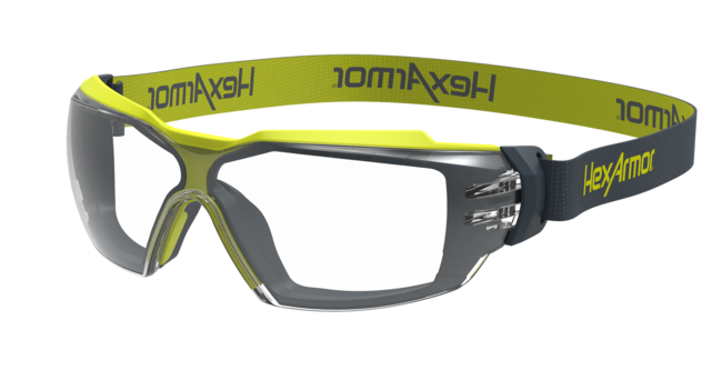 HexArmor® MX350 Soft Seal Gasket Safety Glasses, clear anti-fog (#11-23001-04)