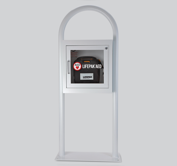 AED Floor Stand Cabinet with Alarm (#11210-000028)