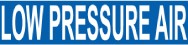 Low Pressure Air Pressure-Sensitive Vinyl Pipe Marker (#1153B)