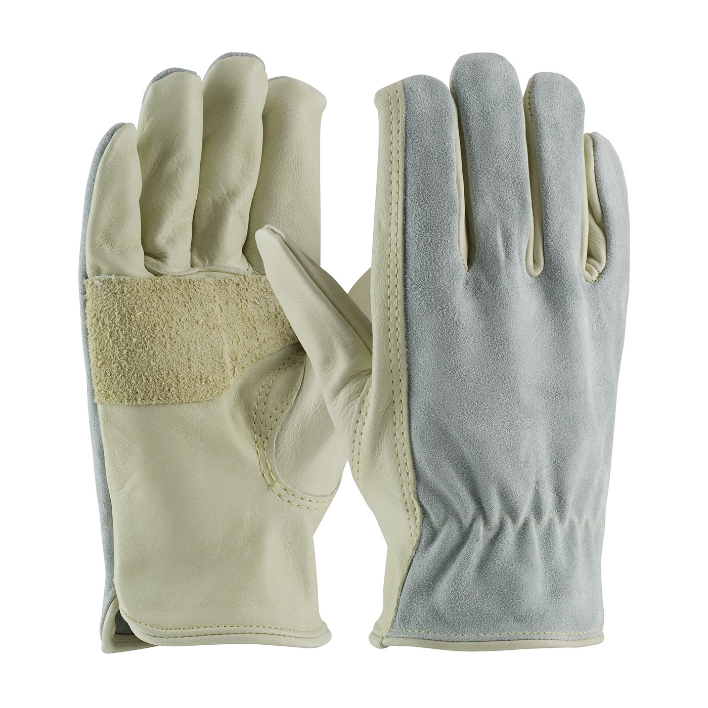 Maximum Safety® Leather Drivers Style Glove with Anti-Vibration