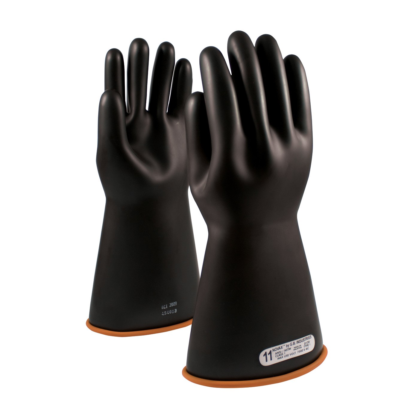 NOVAX® Class 1 Rubber Insulating Glove with Straight Cuff - 16"  (#155-1-16)