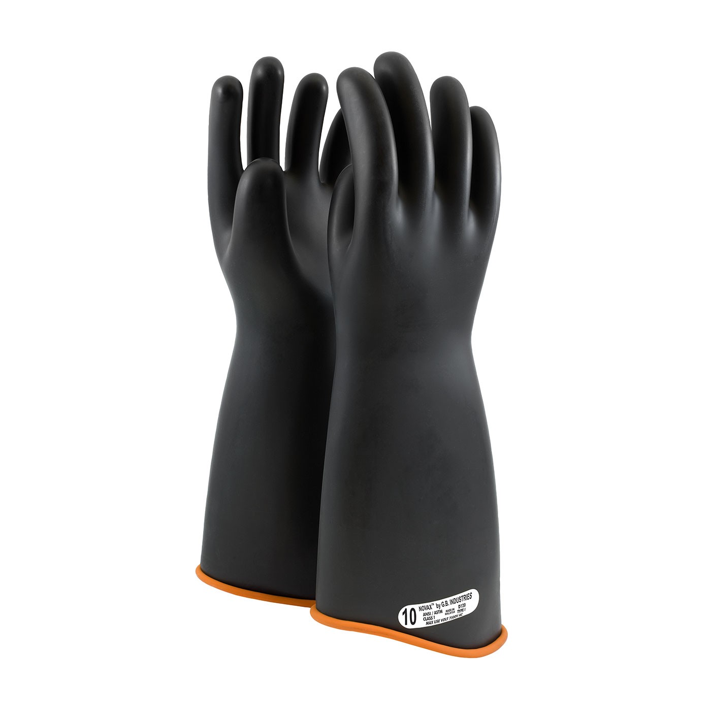 NOVAX® Class 1 Rubber Insulating Glove with Contour Cuff - 18"  (#158-1-18)