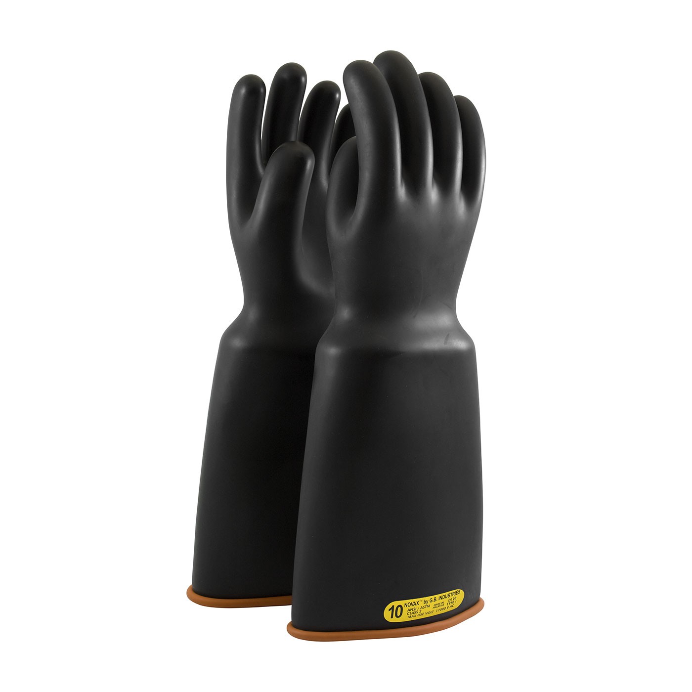 NOVAX® Class 2 Rubber Insulating Glove with Bell Cuff - 18"  (#159-2-18)