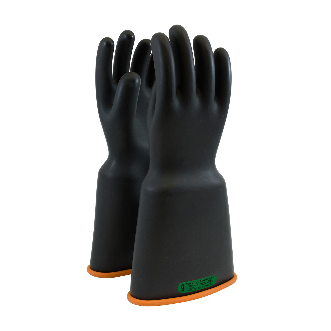 NOVAX® Class 3 Rubber Insulating Glove with Bell Cuff - 16"  (#159-3-16)
