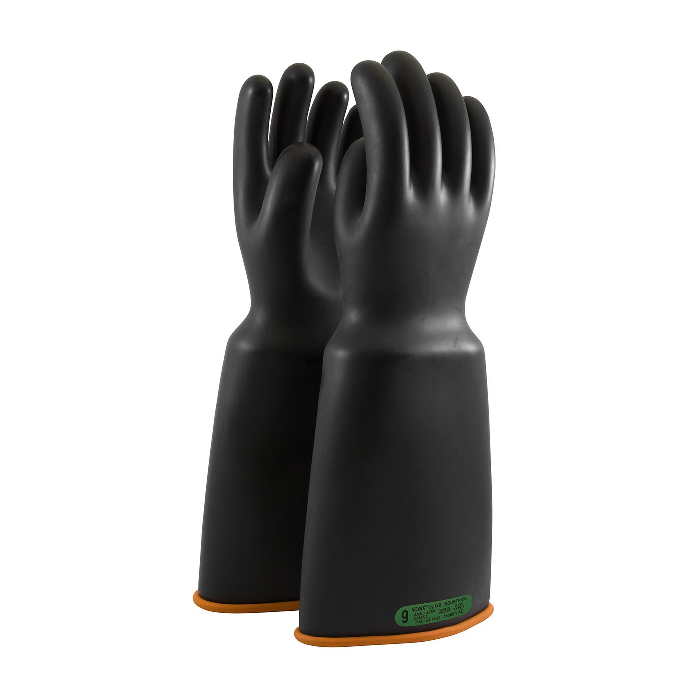 NOVAX® Class 3 Rubber Insulating Glove with Bell Cuff - 18"  (#159-3-18)