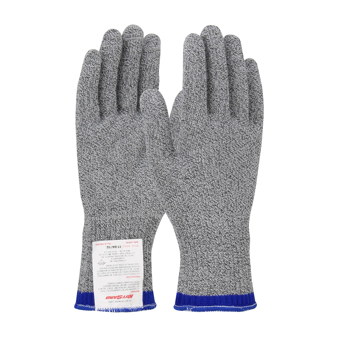 Kut Gard® Seamless Knit ACP / Dyneema® Blended Glove with Extended Cuff - Medium Weight  (#17-DA752)