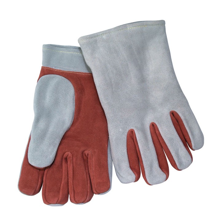 Leather Heat Resistant Gloves, 4-ply (#213-DW)