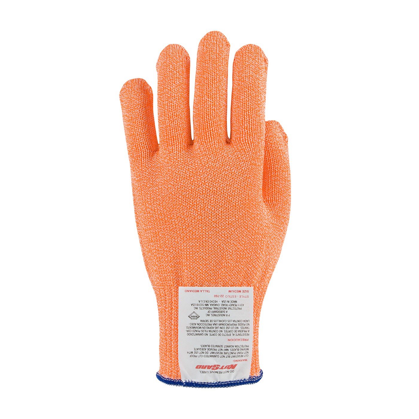 Kut Gard® Seamless Knit Dyneema® Blended Antimicrobial Glove - Medium Weight  (#22-760OR)