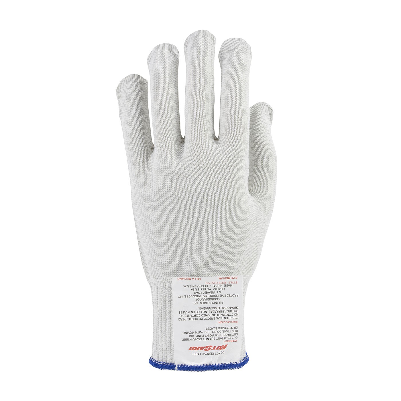 Kut Gard® Polyester over Dyneema® / Silica / Stainless Steel Core Antimicrobial Glove - Heavy Weight  (#22-770)