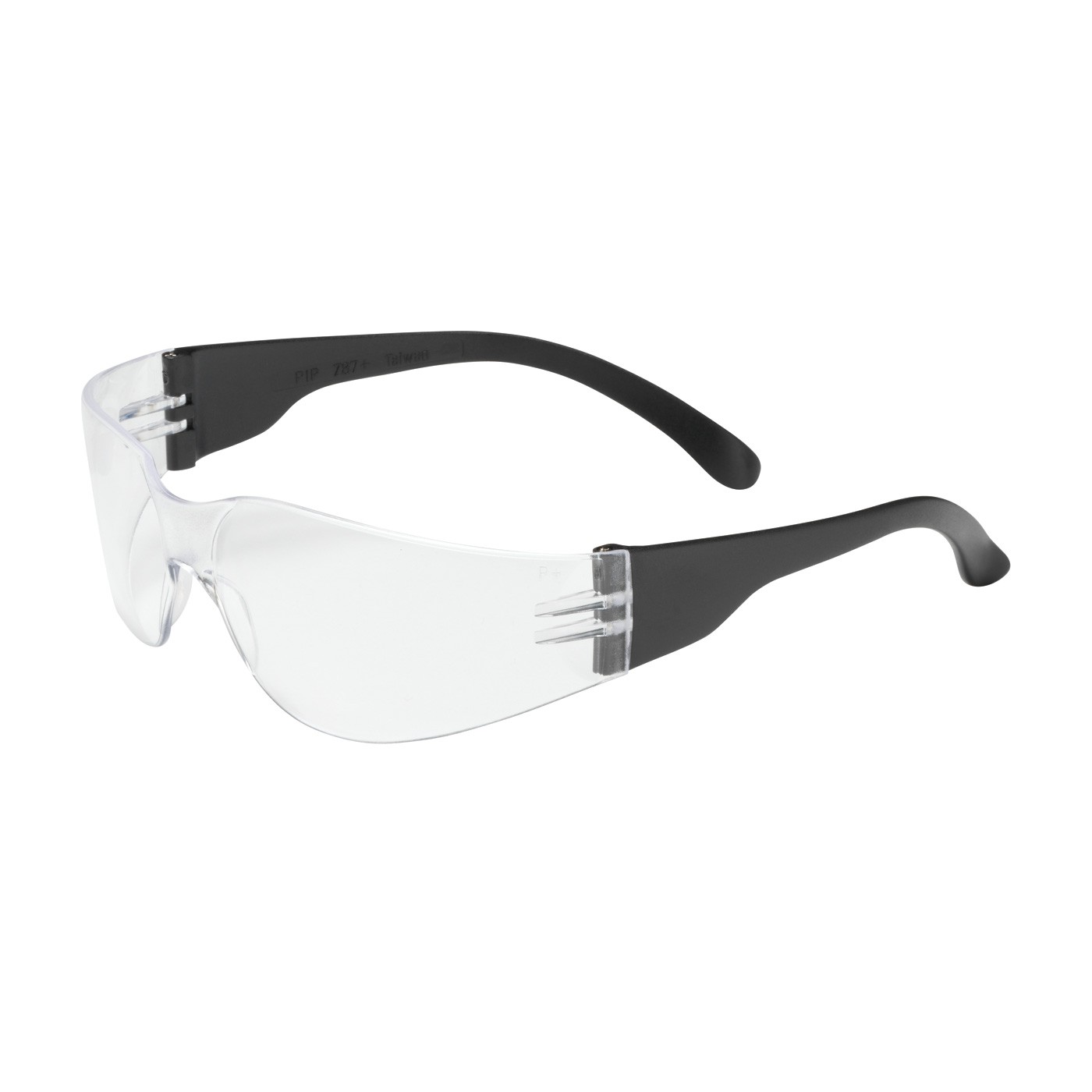 Zenon Z11sm™ Rimless Safety Glasses with Black Temple, Clear Lens and Anti-Scratch Coating  (#250-00-0000)