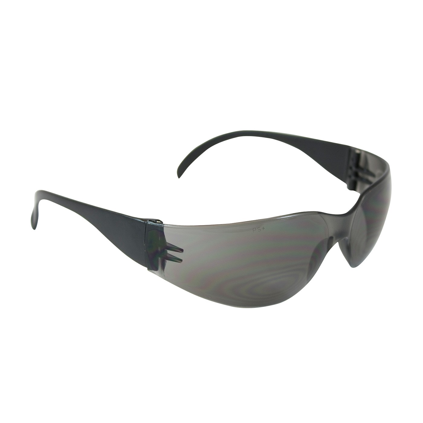 Zenon Z12™ Rimless Safety Glasses with Black Temple, Gray Lens and Anti-Scratch Coating  (#250-01-0001)