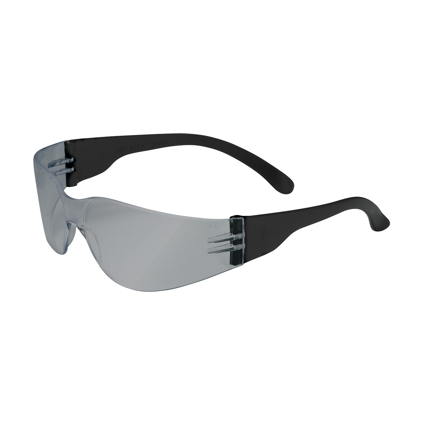  Zenon Z12™ Rimless Safety Glasses with Black Temple, Silver Mirror Lens and Anti-Scratch Coating  (#250-01-0005)