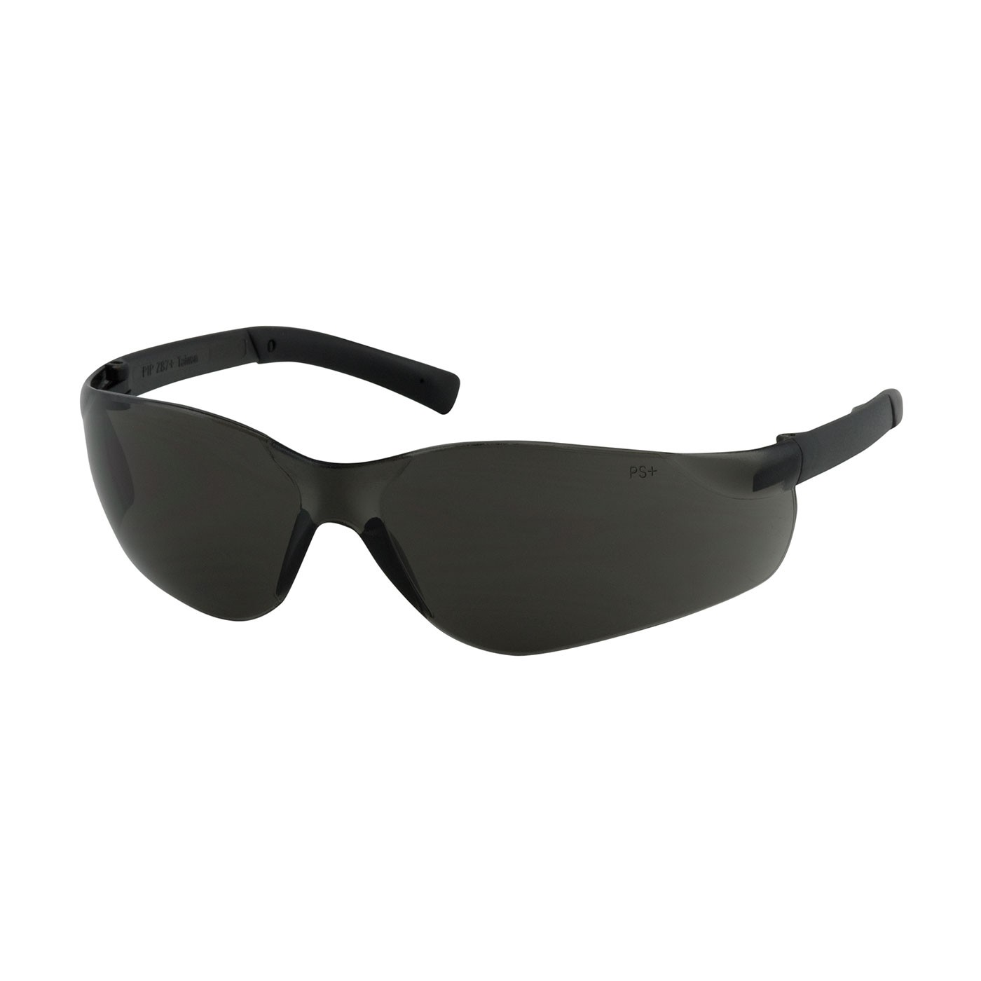  Zenon Z13™ Rimless Safety Glasses with Dark Gray Temple, Gray Lens and Anti-Scratch / Anti-Fog Coating  (#250-06-5521)