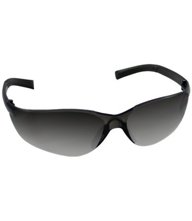 Zenon Z14SN™ Rimless Safety Glasses with Black Temple, Silver Mirror Lens and Anti-Scratch Coating  (#250-08-0005)