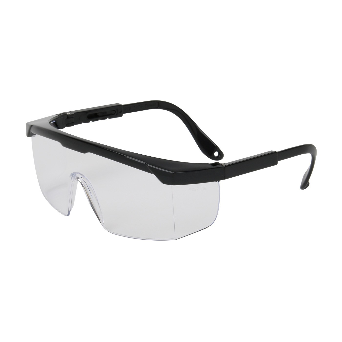 Hi-Voltage ARC™ Semi-Rimless Safety Glasses with Black Frame, Clear Lens and Anti-Scratch Coating  (#250-24-0000)