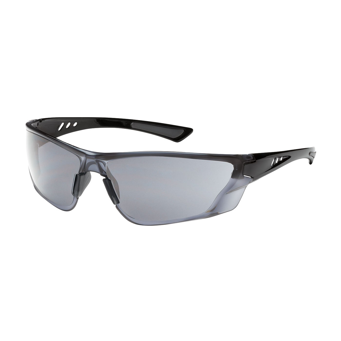 Recon™ Rimless Safety Glasses with Gloss Black Temple, Light Gray Lens and FogLess® 3Sixty™ Coating  (#250-32-0551)