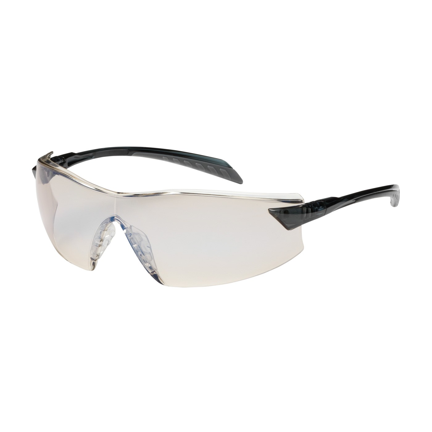 Radar™ Rimless Safety Glasses with Gray Temple, I/O Blue Lens and Anti-Scratch / Anti-Fog Coating  (#250-45-0226)