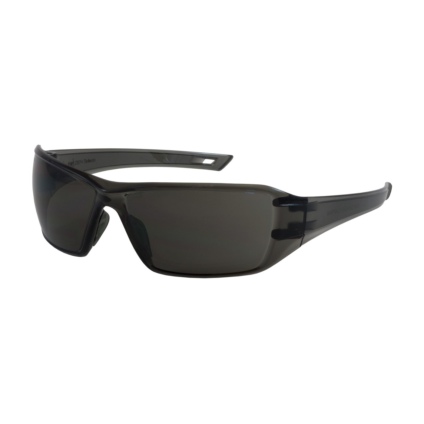 Captain™ Rimless Safety Glasses with Gray Temple, Gray Lens and Anti-Scratch / FogLess® 3Sixty™ Coating  (#250-46-0521)
