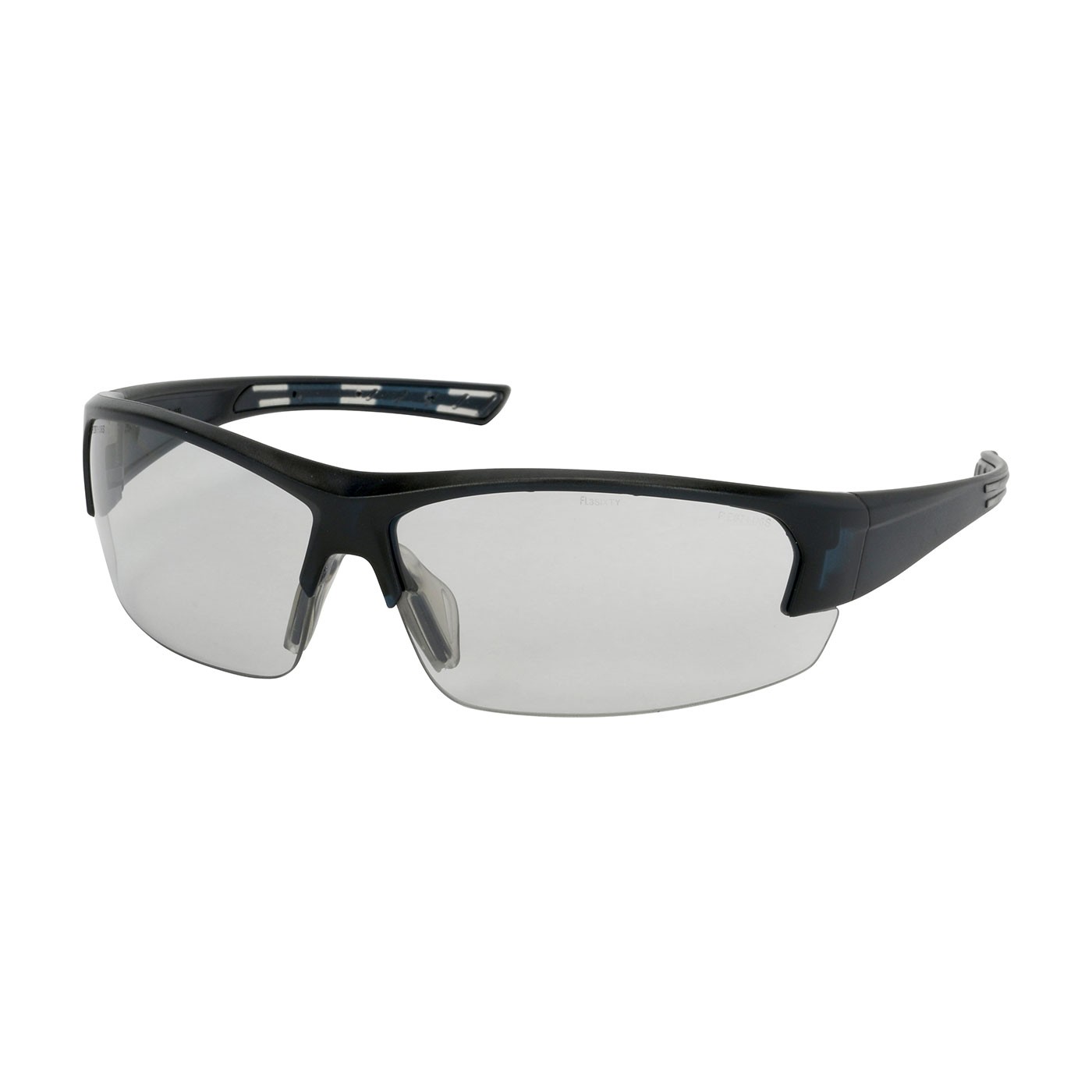 Xtricate™ Semi-Rimless Safety Glasses with Dark Blue Frame, Light Gray Lens and FogLess® 3Sixty™ Coating  (#250-59-0551)