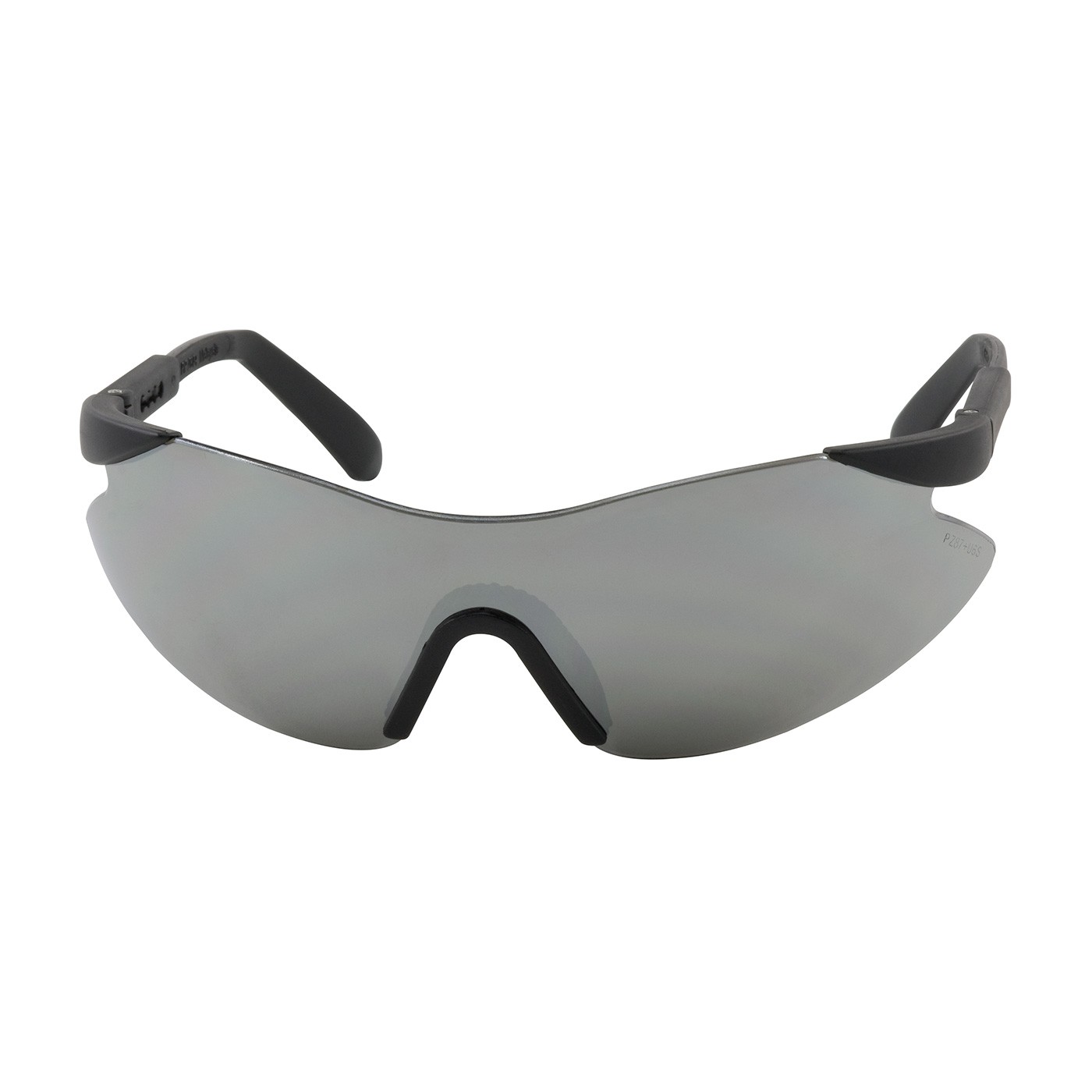 Wilco™ Rimless Safety Glasses with Black Temple, Silver Mirror Lens and Anti-Scratch Coating  (#250-92-0005)