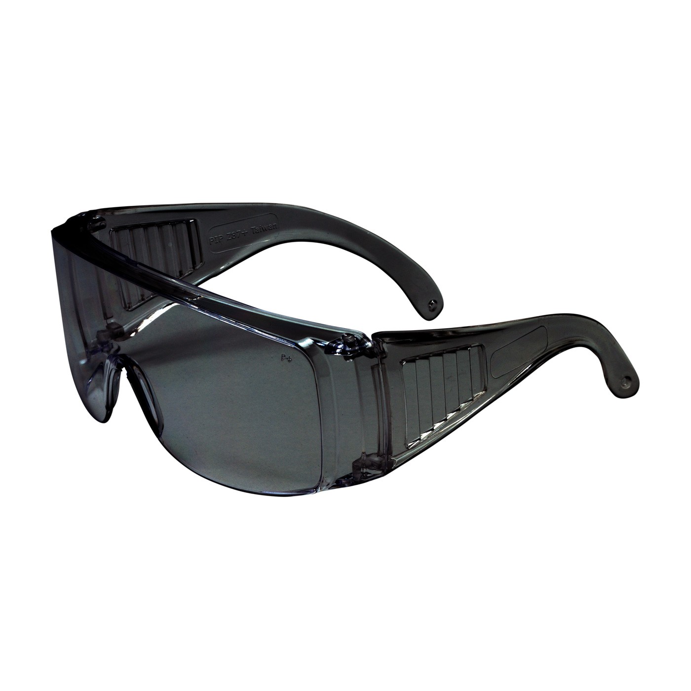 The Scout™ OTG Rimless Safety Glasses with Gray Temple, Gray Lens and Anti-Scratch Coating  (#250-99-0901)