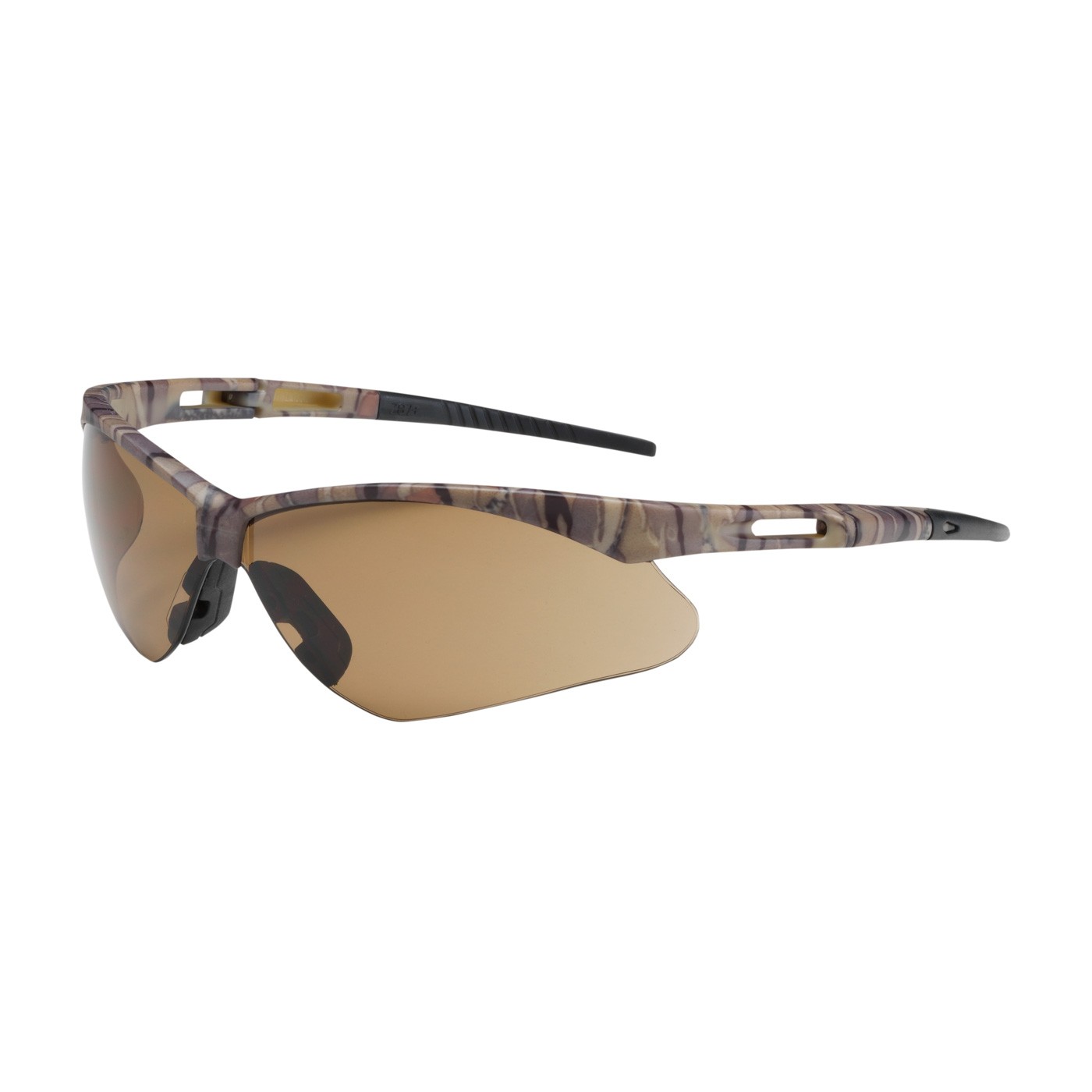 Anser™ Semi-Rimless Safety Glasses with Camouflage Frame, Brown Lens and Anti-Scratch Coating  (#250-AN-10121)
