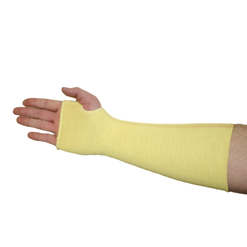 Double Ply Kevlar® Sleeve with Thumbhole, 12" (#2512KT)