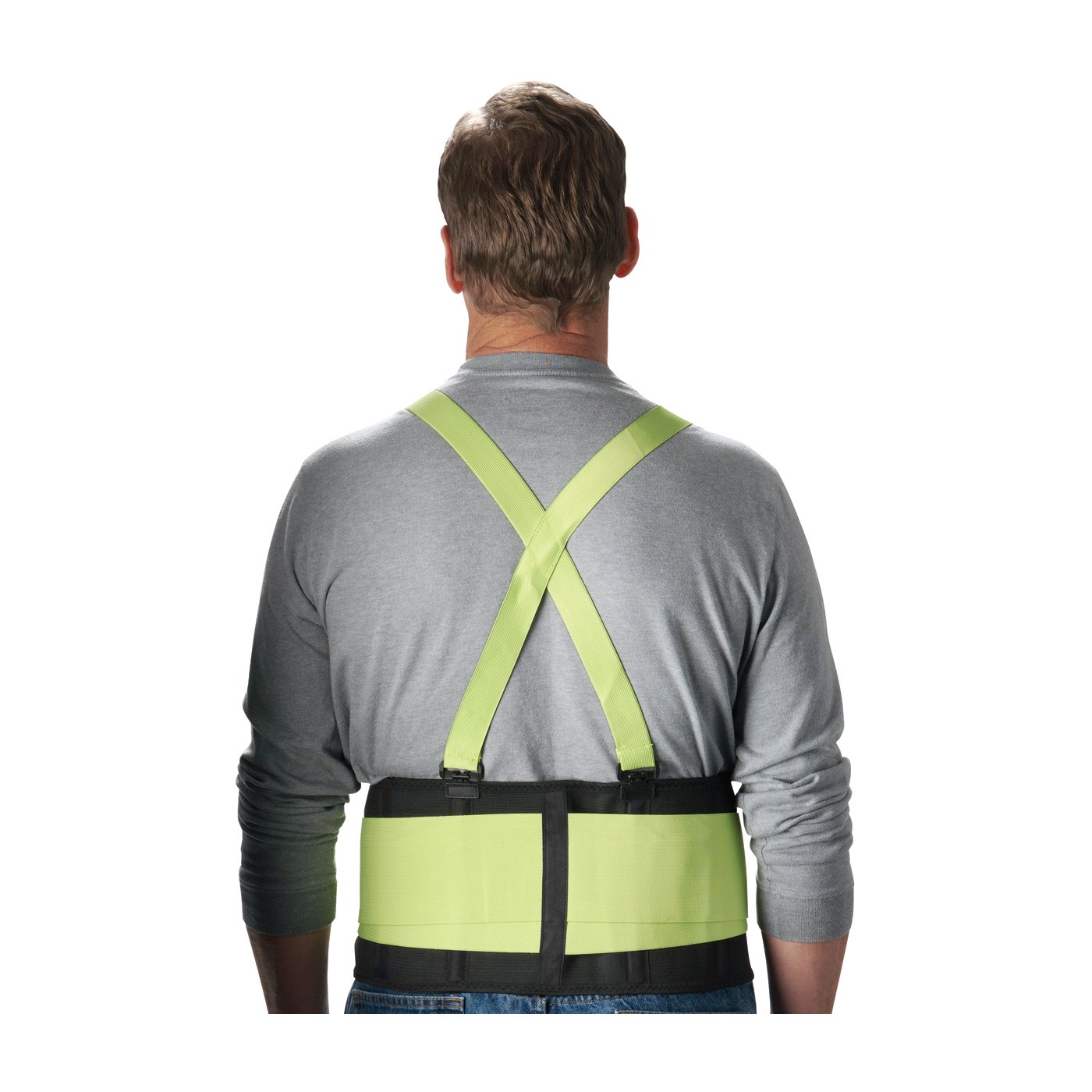 PIP® High Visibility Lime Yellow Back Support Belt  (#290-550)