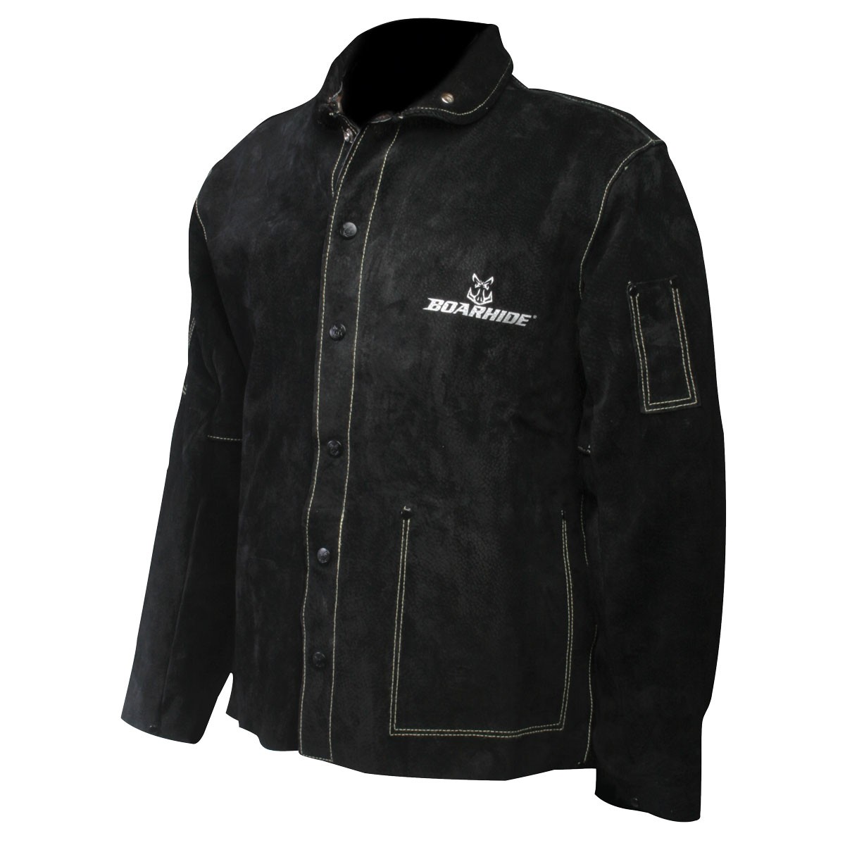 Caiman® 30" Black Boarhide Coat / Jacket  (#3029)