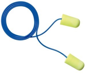 3M E-A-Rsoft Yellow Neons Large Size Earplugs, corded (#311-1251)