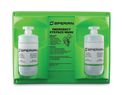 Sperian 16 oz. Double Eyewash Wall Station (#32-000465-0000)