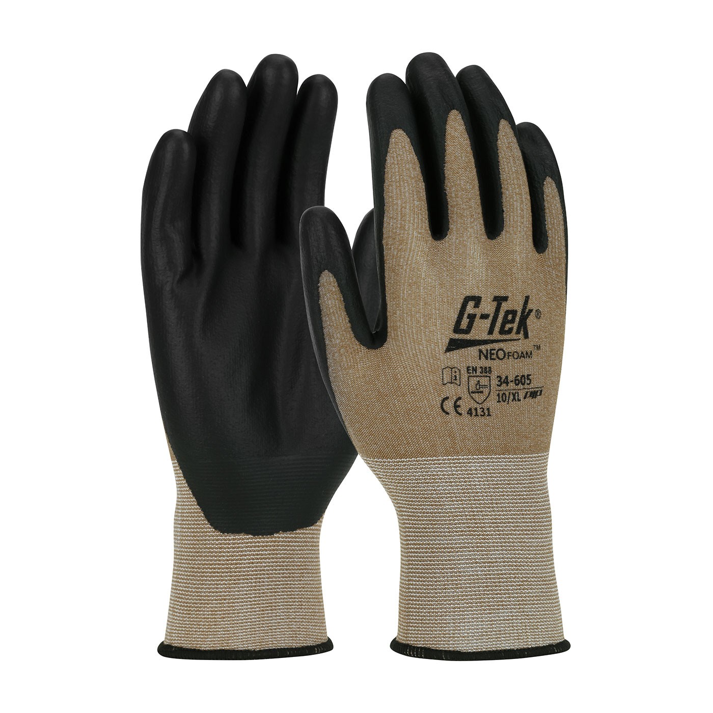 G-Tek® NeoFoam® Seamless Nylon Glove with NeoFoam® Coated Palm & Fingers - Touchscreen Compatible (#34-605)