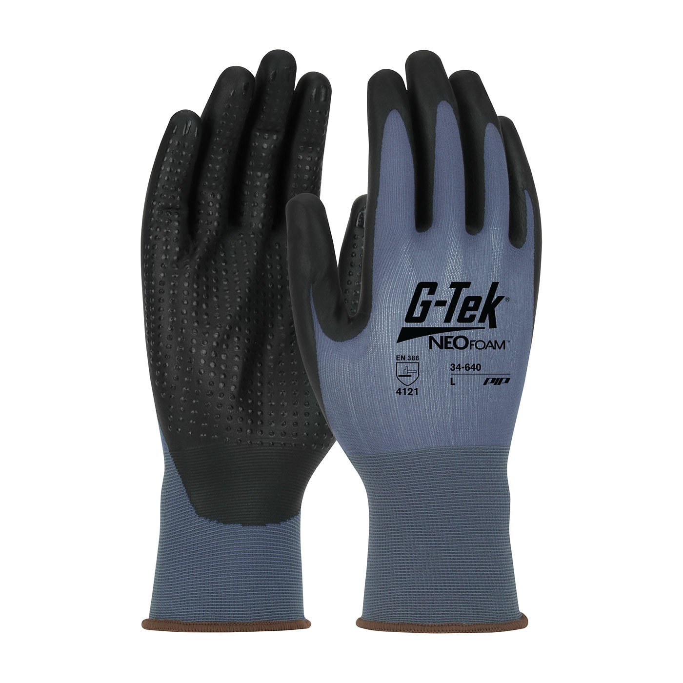 G-Tek® NeoFoam® Seamless Nylon Glove with NeoFoam® Coated Palm & Fingers and Micro Dot Palm - Touchscreen Compatible (#34-640)