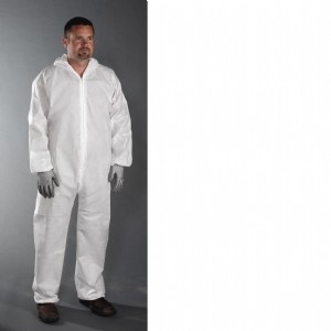 PE Laminate Coverall Hood with Elastic Wrist & Ankle (#3406)