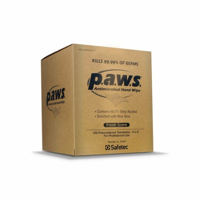 p.a.w.s.® Antimicrobial Hand Wipes (#34400)