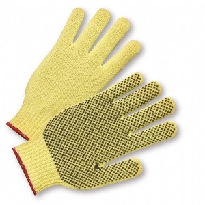PVC Dotted on One Side 100% Kevlar Gloves, Women's (#35KDL)