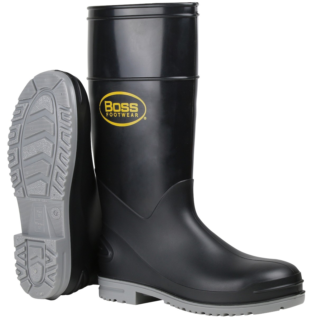 Boss® Footwear 16" Black Polyblend Steel Toe and Shank Boot  (#383-890)